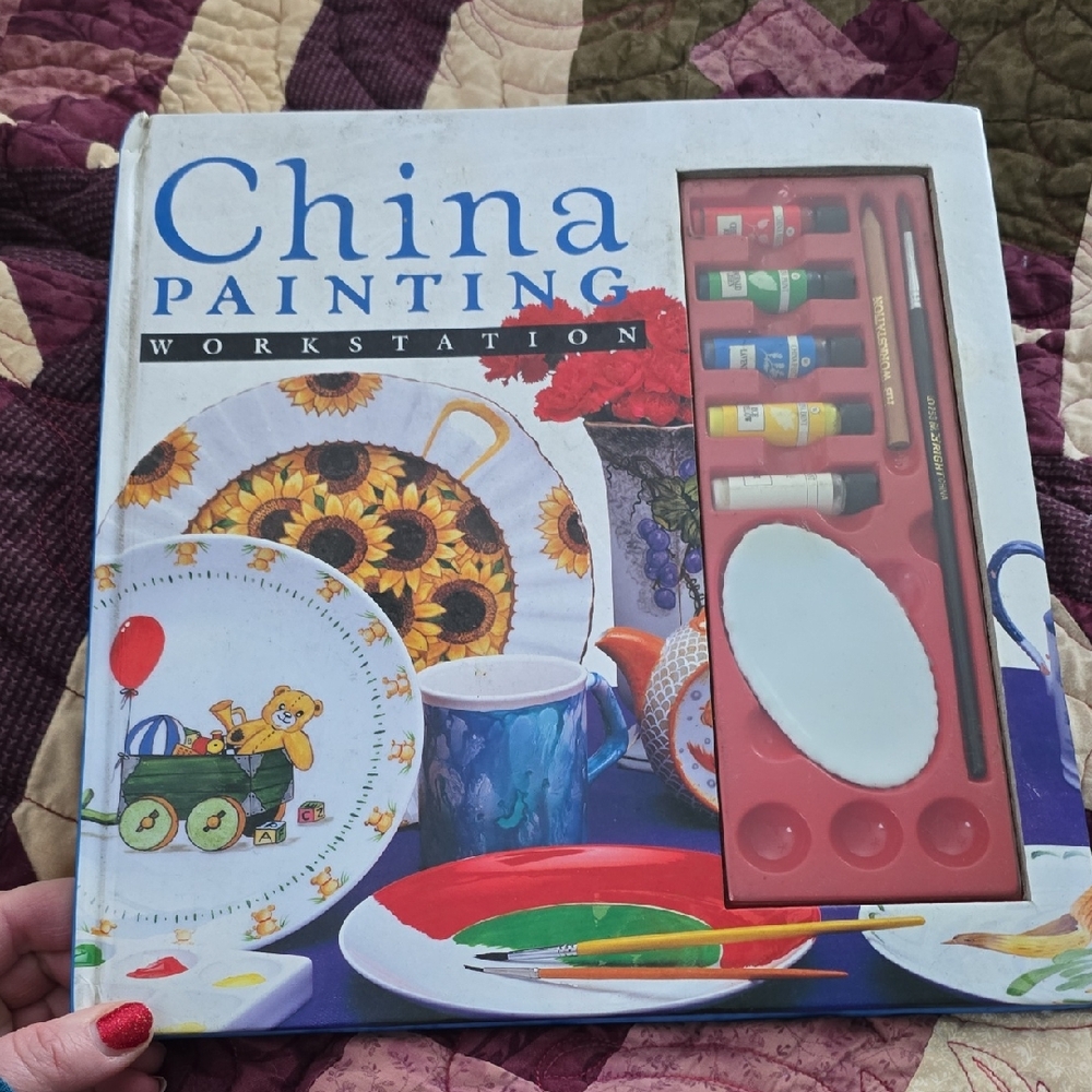 China Painting Workshop - Vintage Craft Kit - NWT (Price Stern Sloan)